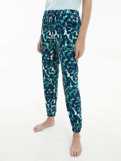 Calvin Klein Ruhák HU161450 | Calvin Klein Pyjama Női Nadrág Világos Türkiz